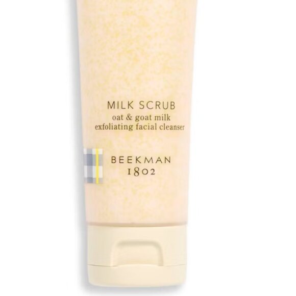 (2) Beekman 1802 Milk Scrub Oat & Goat Milk Exfoliating Facial Cleanser - 3 fl - Picture 2 of 8